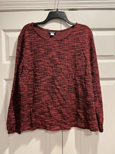Basic Edition Red and Black Sweater  - Picture 1 of 5