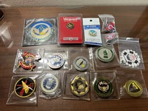 US Marine Corps / MCAS Iwakuni / Blue Impulse (medaglia adesiva moneta) set 15 oggetti - Foto 1 di 4