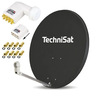SAT Anlage ► TechniSat 80cm Spiegel Schüssel + Opticum Octo LNB ► 8 Teilnehmer d - Bild 1 von 7