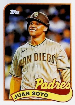 2023 Topps Archives JUAN SOTO FERNANDO TATIS JR DOUBLE HEADERS  PADRES #89DH-14 - Image 1 of 2