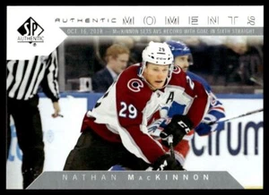 2018-19 SP AUTHENTIC MOMENTS Nathan MacKinnon Colorado Avalanche #112 - Picture 1 of 2