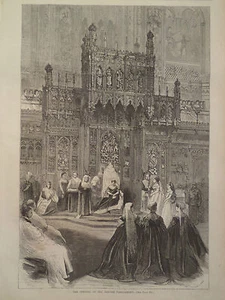 ERÖFFNUNG DER BRITISCHEN PARLAMENT HARPER'S WEEKLY 1871 - Bild 1 von 2