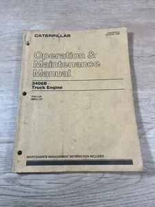 Caterpillar CAT 3406B Diesel LKW Motor Betriebs- und Wartungsanleitung - Bild 1 von 3