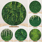 Round Grass Wedding Backdrop Cover Circle Birthday Party Photo Background Banner