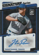 Thomas Pannone 2020 Optic Signature Series Auto #SS-TP- Toronto Blue Jays
