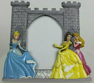 DISNEY PRINCESS 3D Castle Photo Frame 4x6 Cinderella Belle Aurora by Enesco GUC - Picture 1 of 10