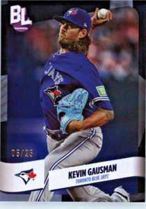 2024 Topps Big League Baseball #42 KEVIN GAUSMAN Blue Jays  Black Foil #5/25 - Picture 1 of 2