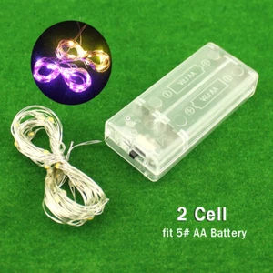 Battery Power LED Strip 3M, AA x2 Battery Holder Box Case with On/Off Switch 3V - Picture 1 of 6