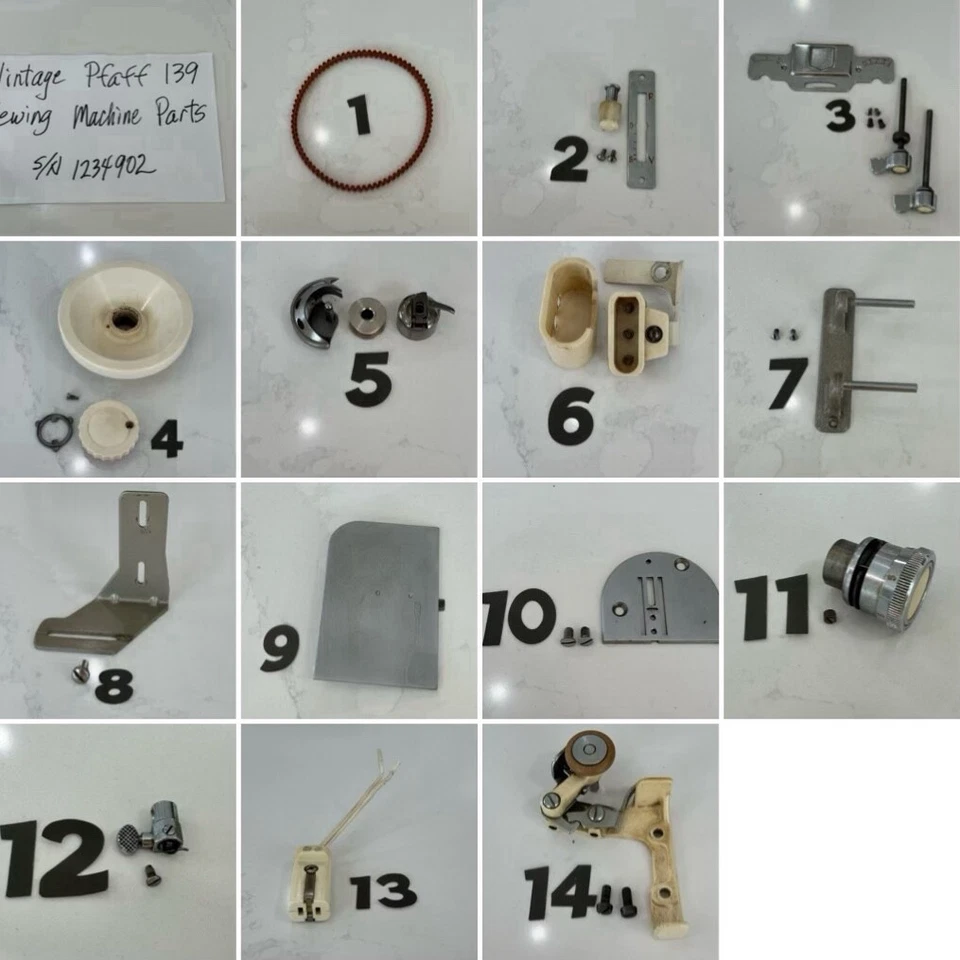 PEÇAS VINTAGE DE MÁQUINAS DE COSTURA PFAFF 139 - Imagem 1 de 1