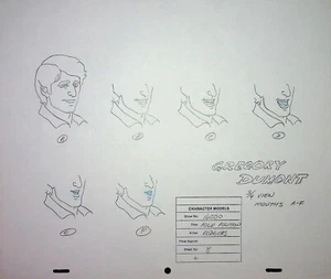 Pole Position 1984 Original Dibujado a Mano Producción GREGORY Personaje Modelo DiC - Imagen 1 de 4