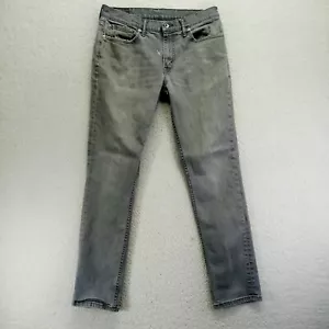 Jeans uomo slim fit Levis 511 33x32 grigio denim elasticizzato misto cotone - Foto 1 di 11