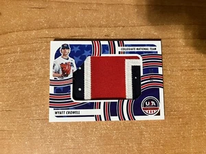 2024 Panini Stars & Stripes - Wyatt Crowell - Jumbo Patch Relic #d 05/25 - Picture 1 of 2