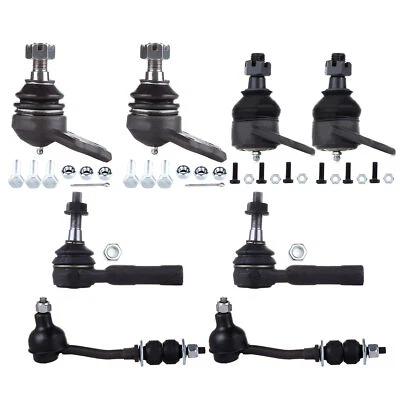 8pcs Front Tie Rods Ball Joints Sway Bars For 2000-2003 Dodge Durango Dakota RWD Foto 1 de 4