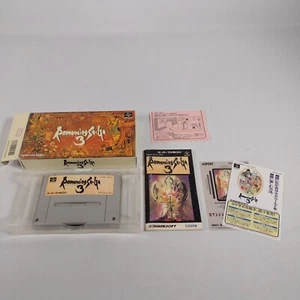 Japanese Romancing Saga 3 Super Famicom Japan import Complete CIB US Seller - Picture 1 of 13