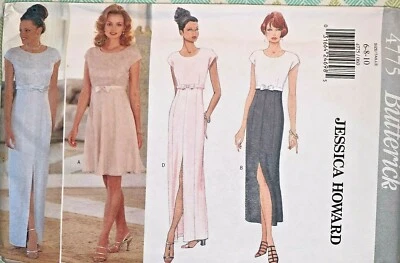 Butterick Sewing Pattern Empire Dress Formal  Size 6-10 New Uncut  #4775 - Image 1 of 2