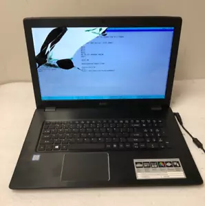 Acer Aspire E5-774 17.3"Core i5-7200U@2.50GHz 8GB RAM NO HDD Broken Screen Parts - Picture 1 of 10
