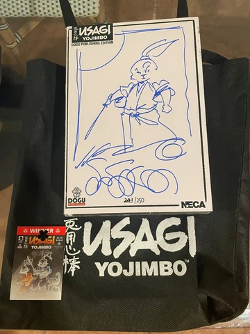SDCC 2023 EXCLUSIVE, SPACE USAGI YOJIMBO FIGURE STAN SAKAI, TMNT, NECA, SIGNED! Cover