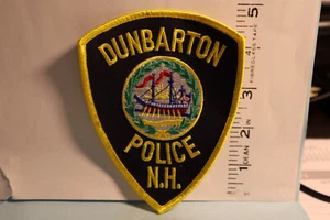 police patch  DUNBARTON POLICE NEW HAMPSHIRE - Picture 1 of 1