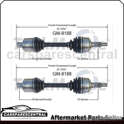 Juntas de eje delanteras para Chevrolet Astro TrakMotive CV 2003 2004 2005 Foto 1 de 2