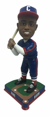 Hank Aaron Indianapolis Clowns Negro Leagues Limited Edition Bobblehead Cover