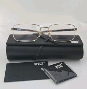 MONT BLANC BRILLE, neu, echt, gold, verlängerte Passform, Modell MB0016O. - Bild 1 von 5