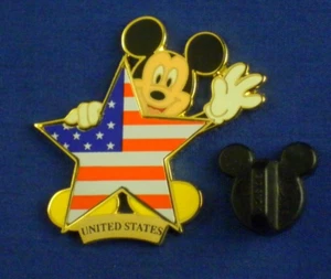 Mickey Mouse Flag Series United States Flag in Star DS OC Disney Pin #7920 - Picture 1 of 4