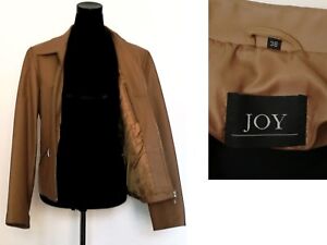 Trendige Echt Leder Jacke von *Joy* in der Farbe Camel…leicht tailliert * 36-38