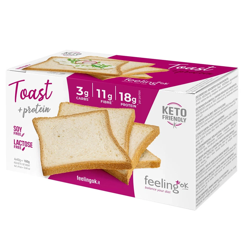 FEELING OK TOAST + PROTEIN 160 GR Naturale