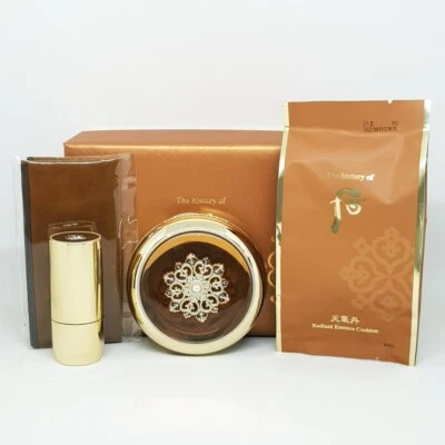 The History of Whoo Cheongidan Radiant Essence Cushion #21 SPF50+ PA+++ K-Beauty - Image 1 of 4