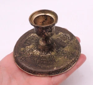 Vintage ?Plato de plata? Candelabro Barco Náutico Ornado Hecho: ¿Japón Patinado? - Imagen 1 de 16