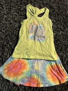 Children's Place Tank Top & Tye Dye Skirt Outfit Girls Size 7/8 - Picture 1 of 2