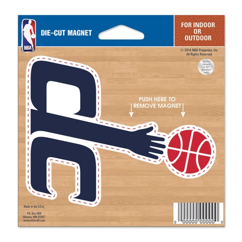 WinCraft Washington Wizards 5'' Die-Cut Car Magnet Cover