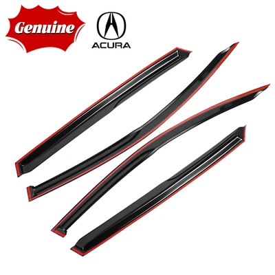 Viseras de ventana originales Acura RDX 2019-2024 deflector de ventilación solar de viento Foto 1 de 4