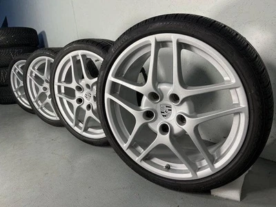 Porsche 997 19 Zoll Carrera SII Winter Räder C4 4S neuwertiges Profil - Bild 1 von 4