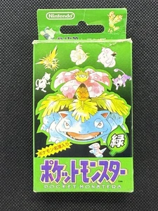 Pokemon Playing Cards Poker Venusaur Deck Green Japanese 1996 Nintendo Japan - Picture 1 of 20
