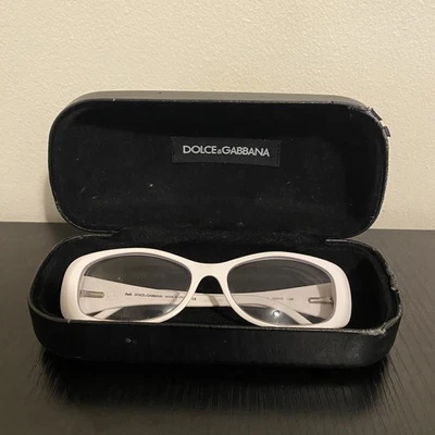 Marco de gafas Dolce & Gabbana DG1124 508 blanco rectangular borde completo 52 15 135 Foto 1 de 4