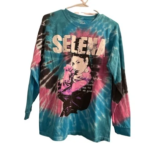Selena Tie Dye Long Sleeve T-Shirt size Medium NWOT - Picture 1 of 4