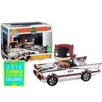 Funko Pop Rides Batman Serie de TV CLÁSICA BATMOBILE #01 2016 EXCLUSIVO DE VERANO NUEVO Foto 1 de 4