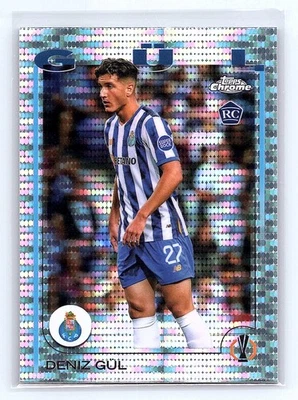 Deniz Gül 2024-25 Topps Chrome UCC #117 Pulsar Refractor Rookie * Foto 1 de 2