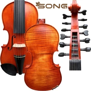 Violín trasero de madera de arce entero, violín 4/4 6+6 cuerdas, viola d'amore, buen sonido - Imagen 1 de 8