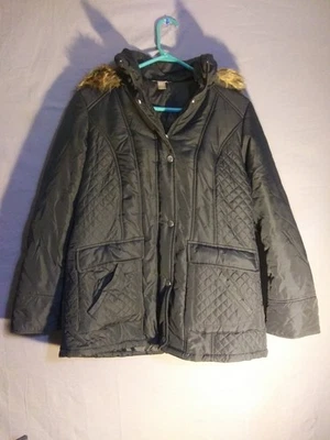 Vintage WHITE STAG Womens Full-Zip Winter Hooded Jacket Coat Size 4-6 S/CH Y2K - Image 1 of 4