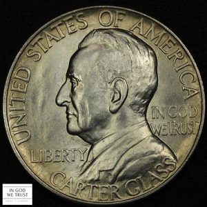 1936 Lynchburg Commemorative Silver Half Dollar 50C (CH BU Choice Brilliant UNC) - Picture 1 of 3