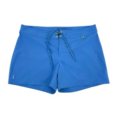 Lands End Board Shorts Womens Size 14 Blue Stretch Vacation Active Beach - Image 1 of 4