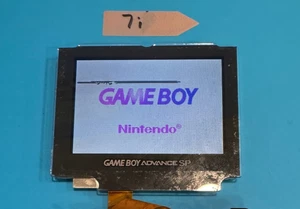 OEM Nintendo Game Boy Advance SP [AGS-101] LCD Screen *DEFECTIVE* [7i] - Picture 1 of 9