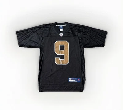 Camiseta para hombre Drew Brees #9 Nike On Field NFL New Orleans Saints talla S negra Foto 1 de 4
