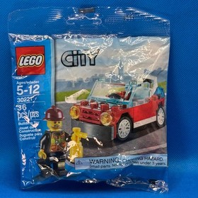 LEGO: Fire Car (30221) - From the City Theme (2013) - RETIRED! HTF! SEALED!