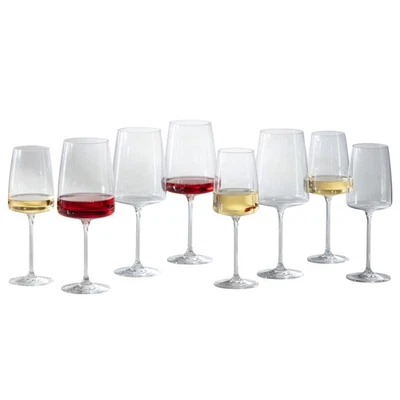 Zwiesel Sensa Red & White Wine Glasses Tritan crystal technology 8-pck Free Ship - Image 1 of 4