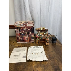 Enesco Checking It Twice Deluxe Lighted Action Musical Working Exc. Condition - Picture 1 of 20