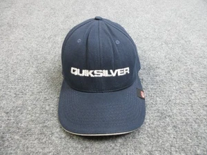 VINTAGE Quiksilver Hat Cap Fitted Boys Small Skate Surf Embroidered Youth 90s - Picture 1 of 13