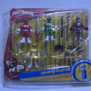 Neu IMAGINEXT Power Rangers Battle Pack Fisher-Price, rot, grün, gelb, Zedd - Bild 1 von 12